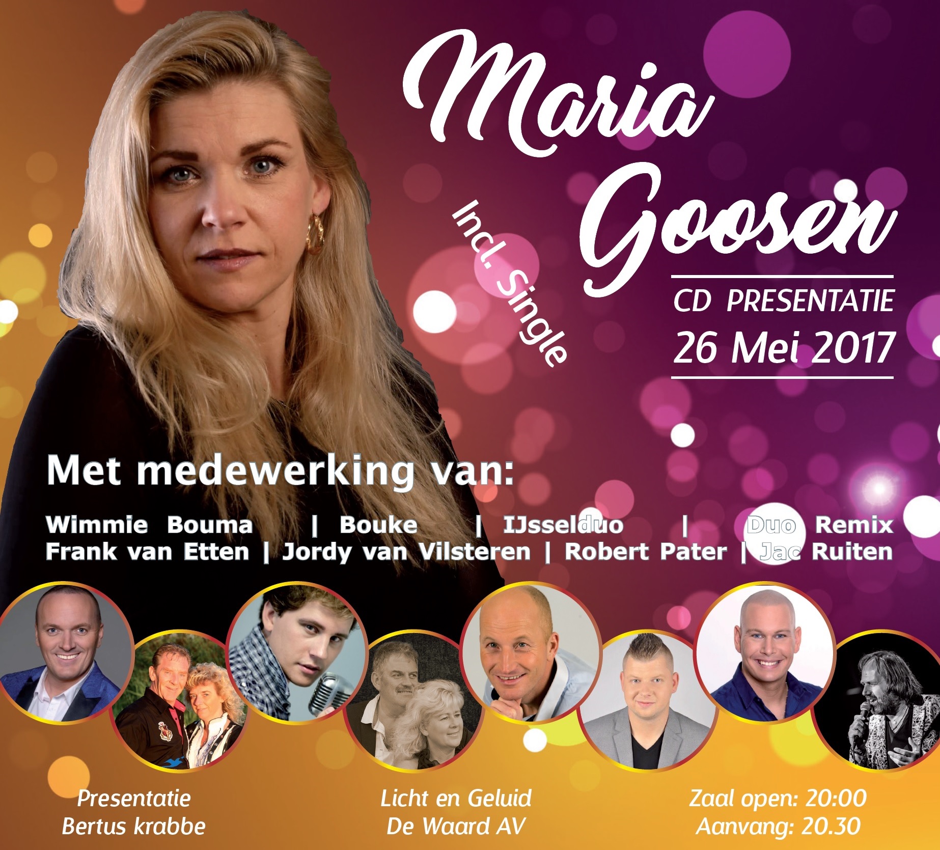Maria Goosen CD presentatie